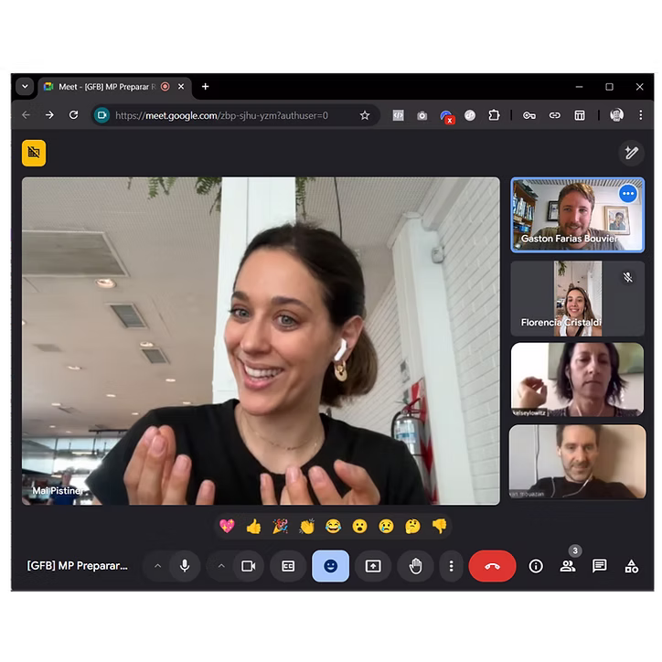 Clase en vivo Mai Pistiner